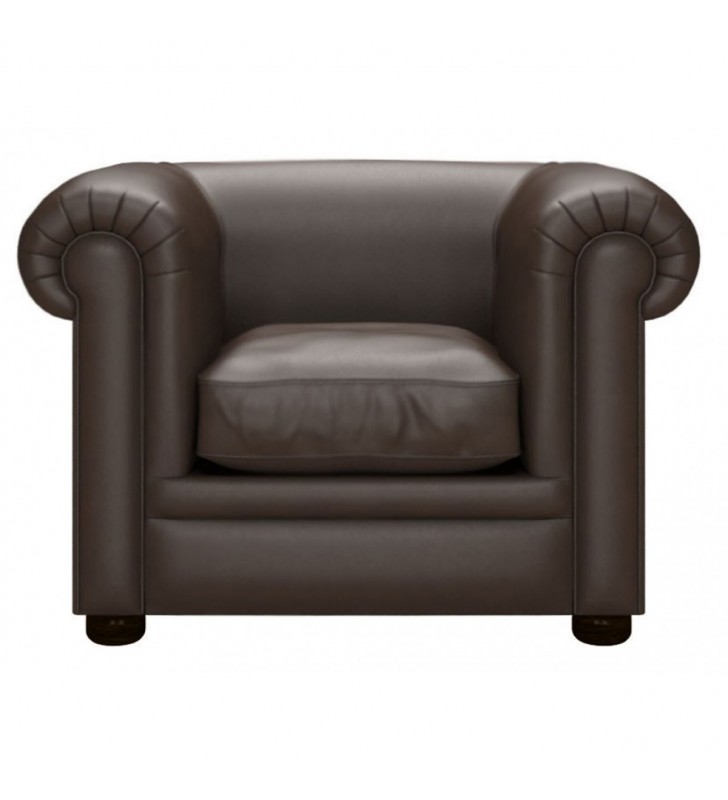 Chesterfield Kensington Genuine Leather, Genuine Leather Chair